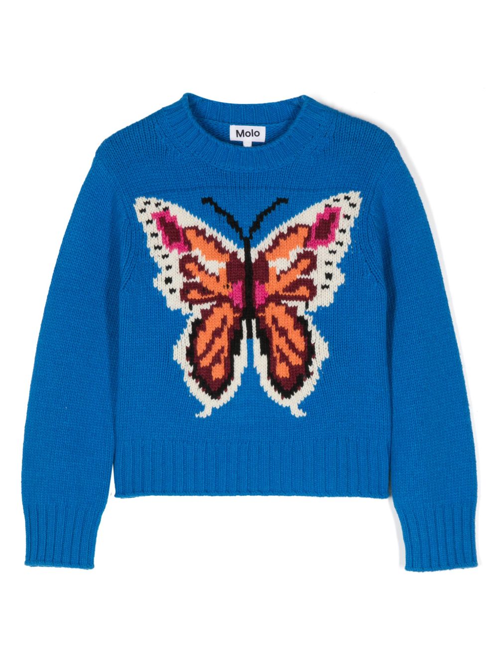 Molo Gulda Butterfly 针织毛衣 - 蓝色