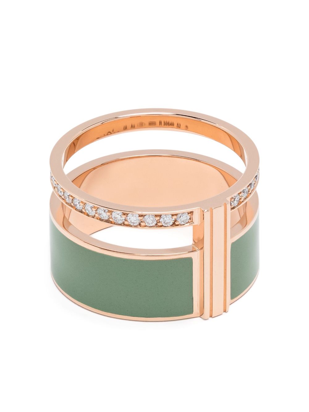 Repossi Berbere 18K玫瑰金钻石戒指 - 粉色