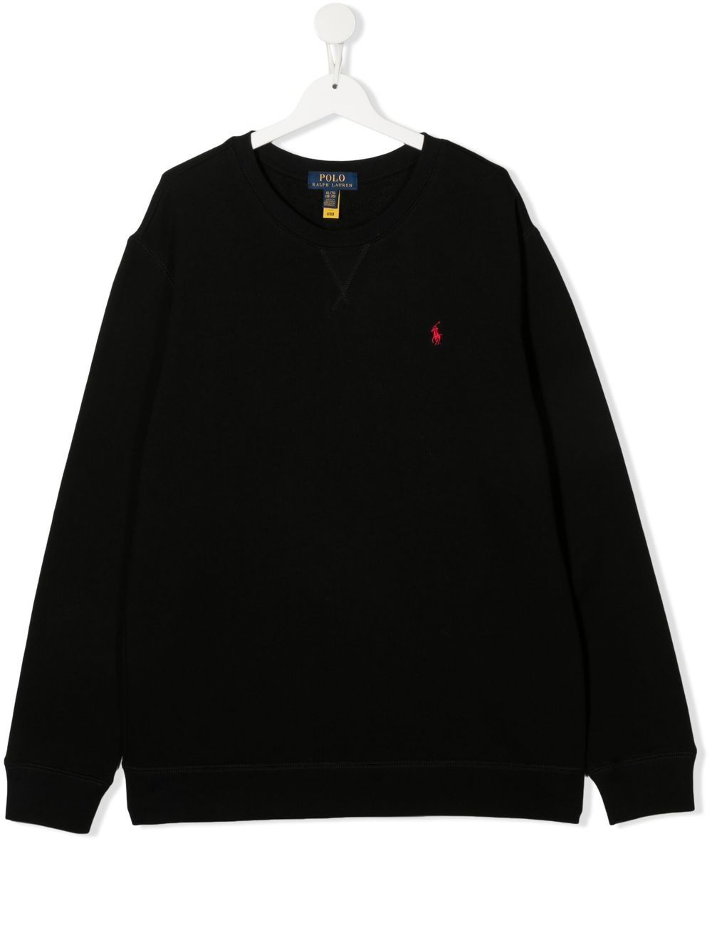 POLO RALPH LAUREN KIDS Polo Pony 棉卫衣 - 黑色
