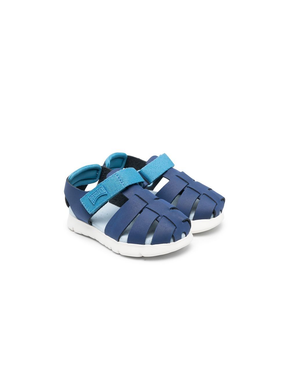 Camper Kids Bicho 皮质凉鞋 - 蓝色
