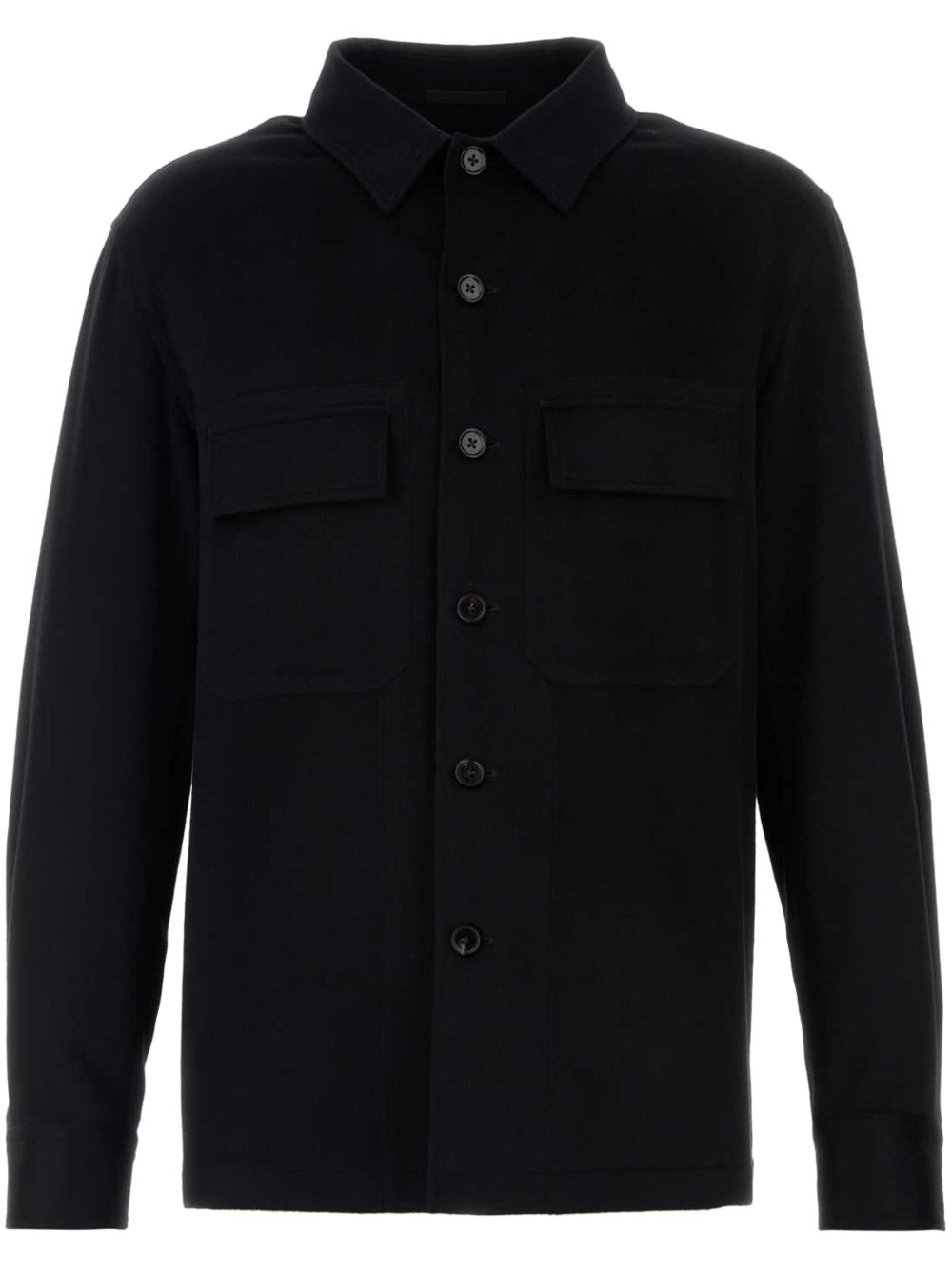 Zegna Oasi 衬衫 - 黑色