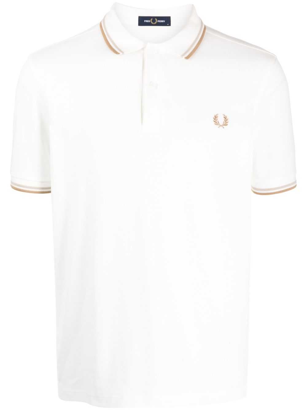Fred Perry Laurel Wreath 刺绣polo衫 - 白色