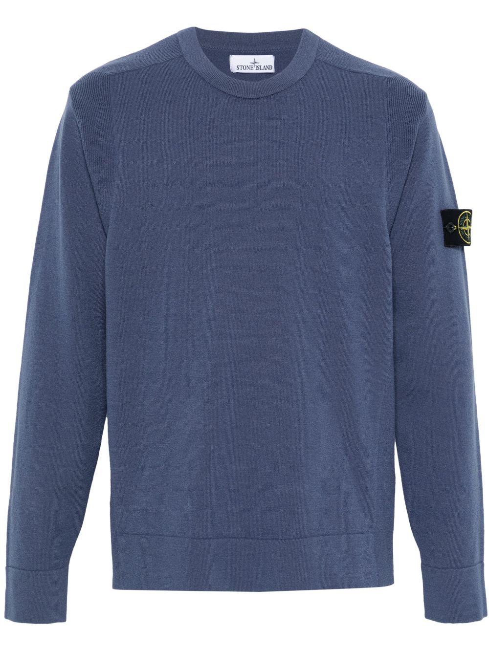Stone Island 罗盘徽章毛衣 - 蓝色