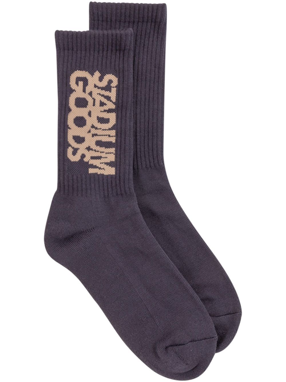 STADIUM GOODS® logo刺绣针织袜 - 紫色