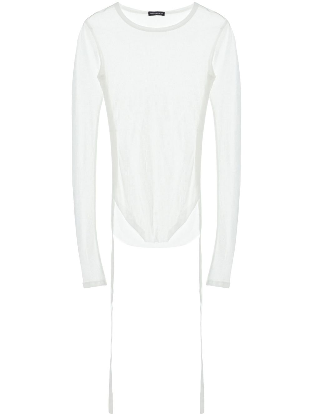 Ann Demeulemeester 短款T恤 - 白色