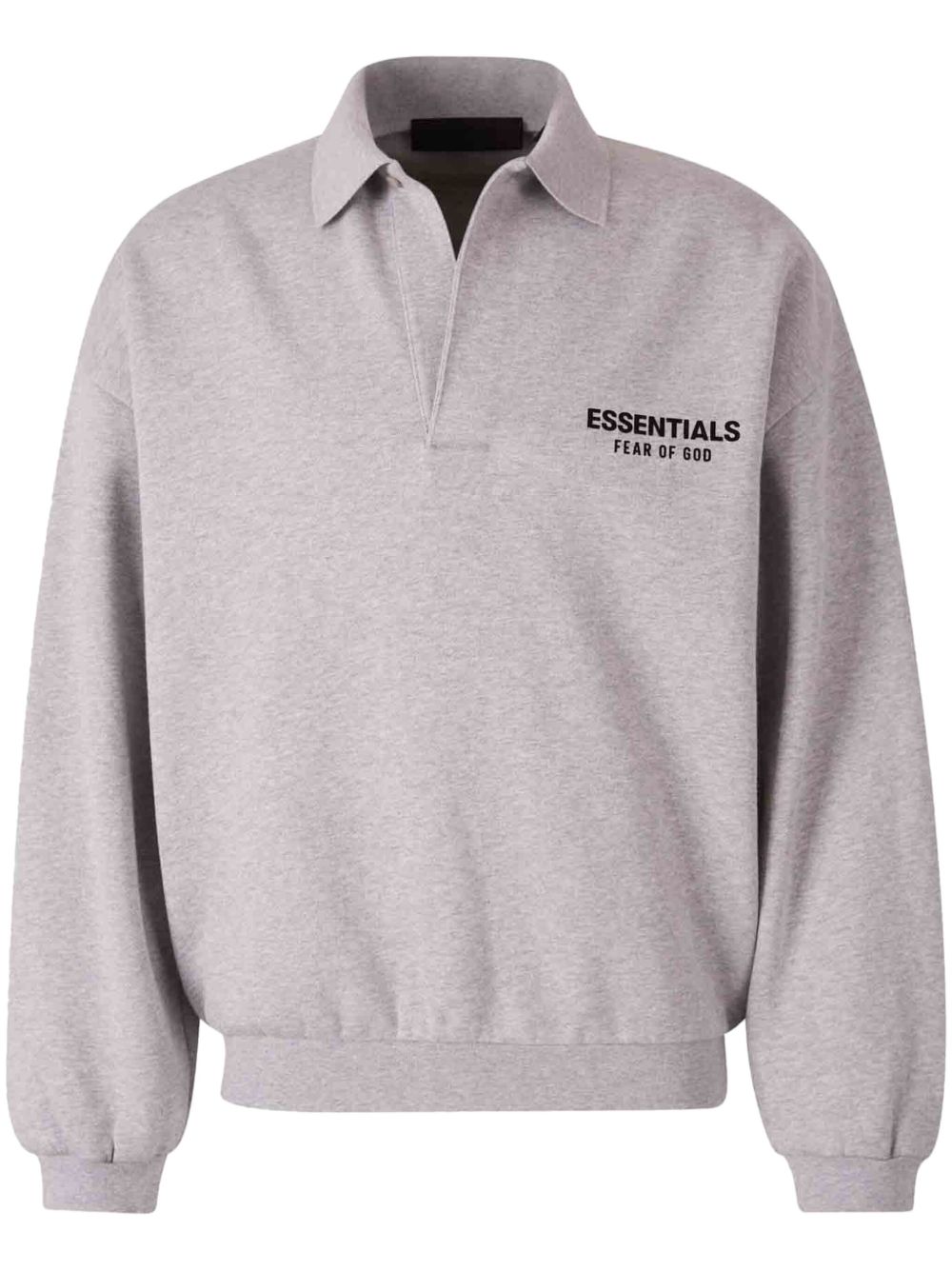 FEAR OF GOD ESSENTIALS 抓绒polo领卫衣 - 灰色