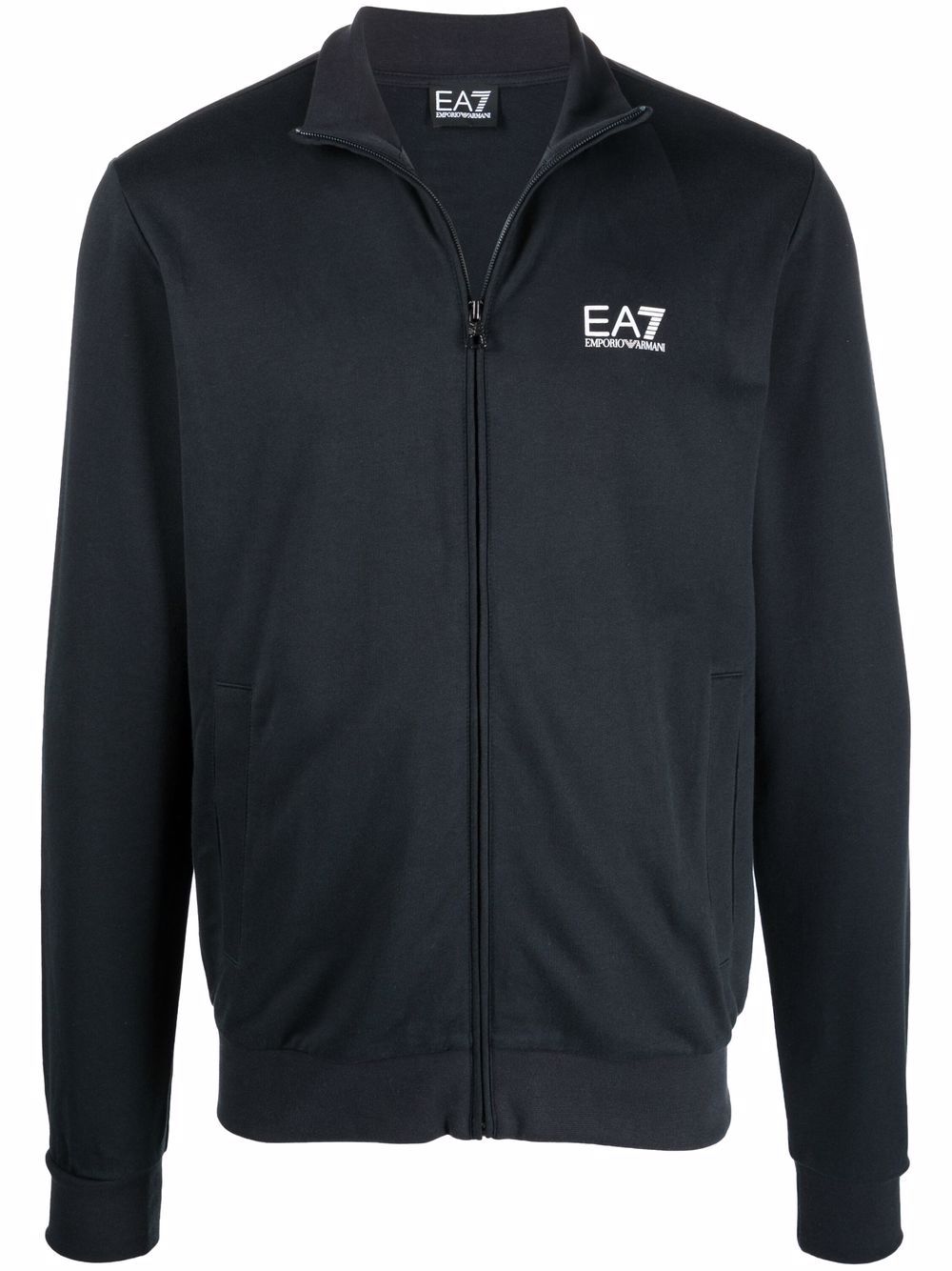 Ea7 Emporio Armani 胸处logo轻薄夹克 - 蓝色