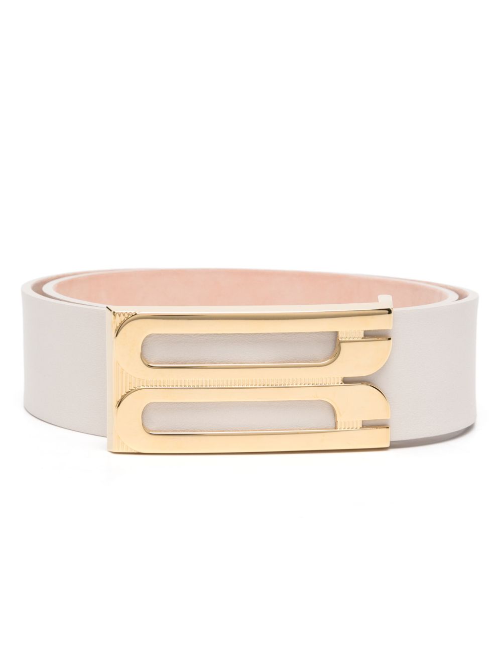 Victoria Beckham Jumbo Frame 腰带 - 中性色