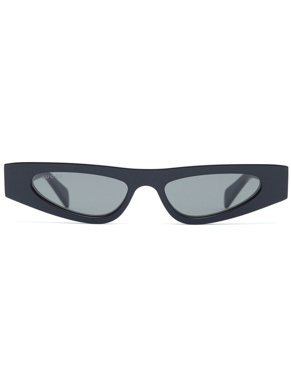 Gucci Eyewear 猫眼框太阳眼镜 - 黑色