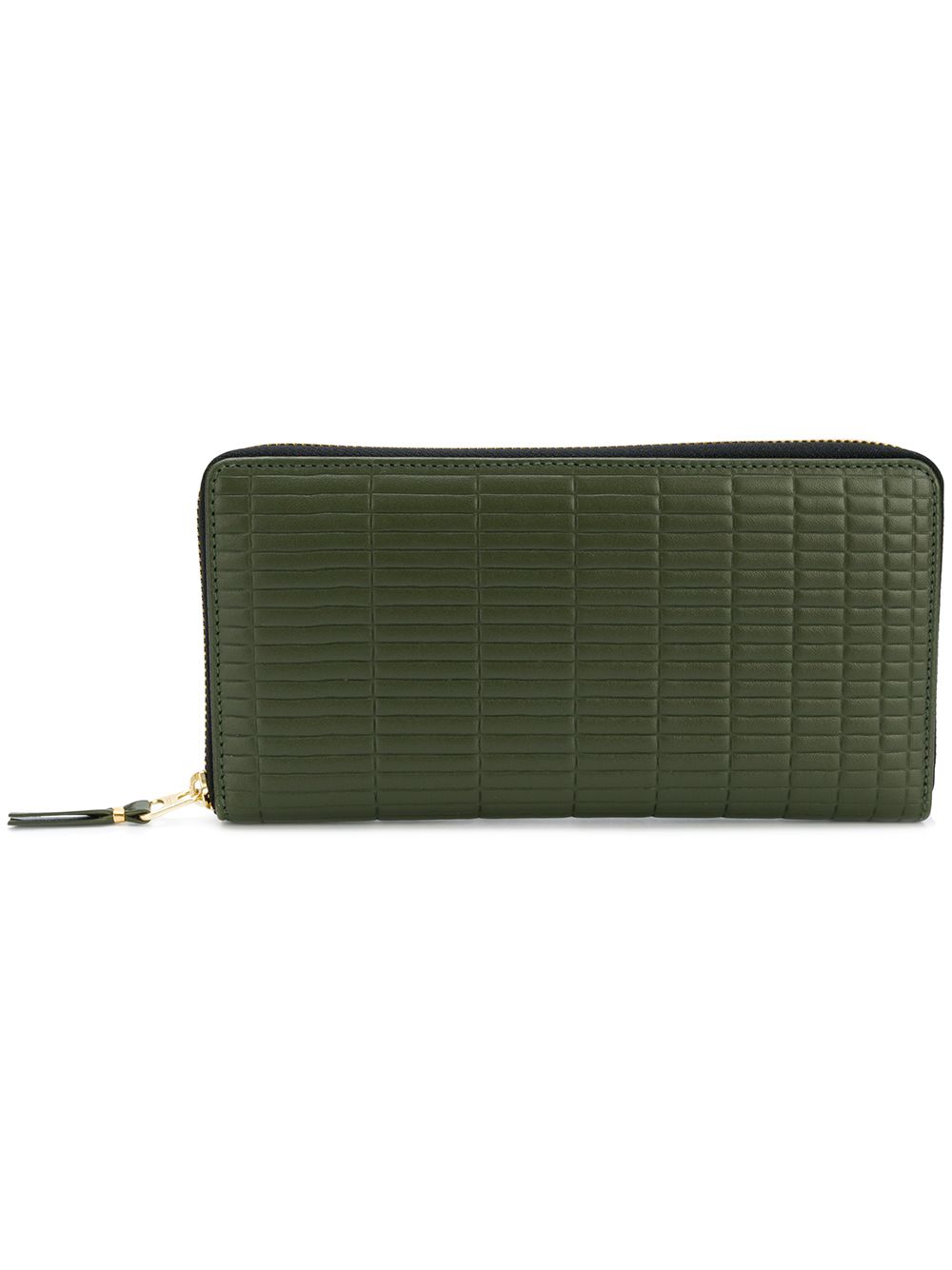 Comme Des Garçons Wallet embossed leather wallet - 绿色