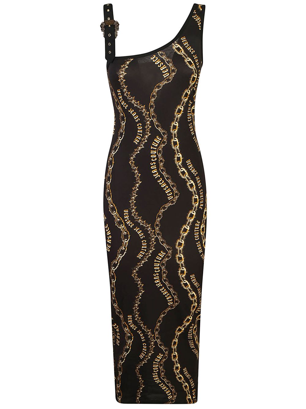 Versace Jeans Couture Chain Couture 连衣裙 - 黑色