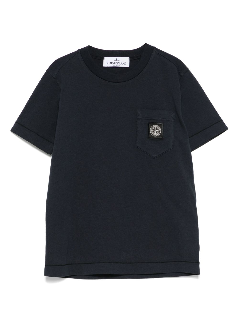 Stone Island Junior Compass 贴花T恤 - 蓝色