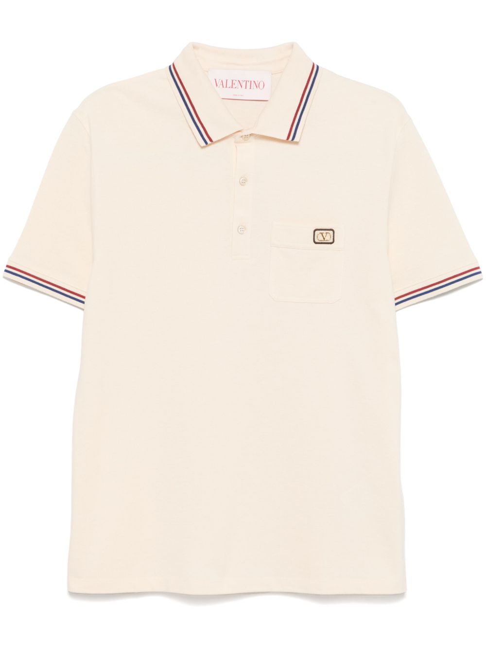 Valentino Garavani VLogo Signature polo衫 - 中性色