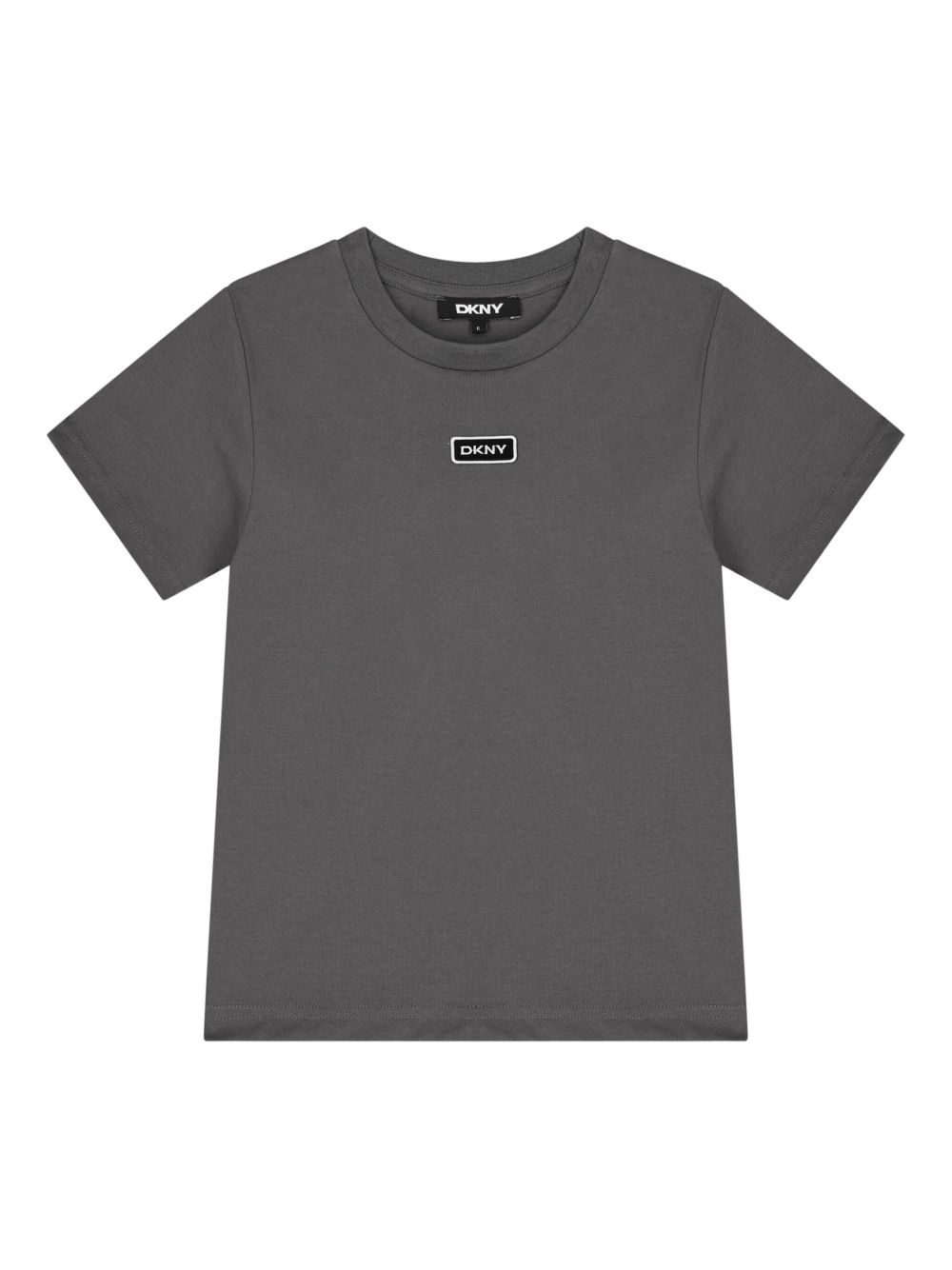 Dkny Kids 标贴T恤 - 灰色
