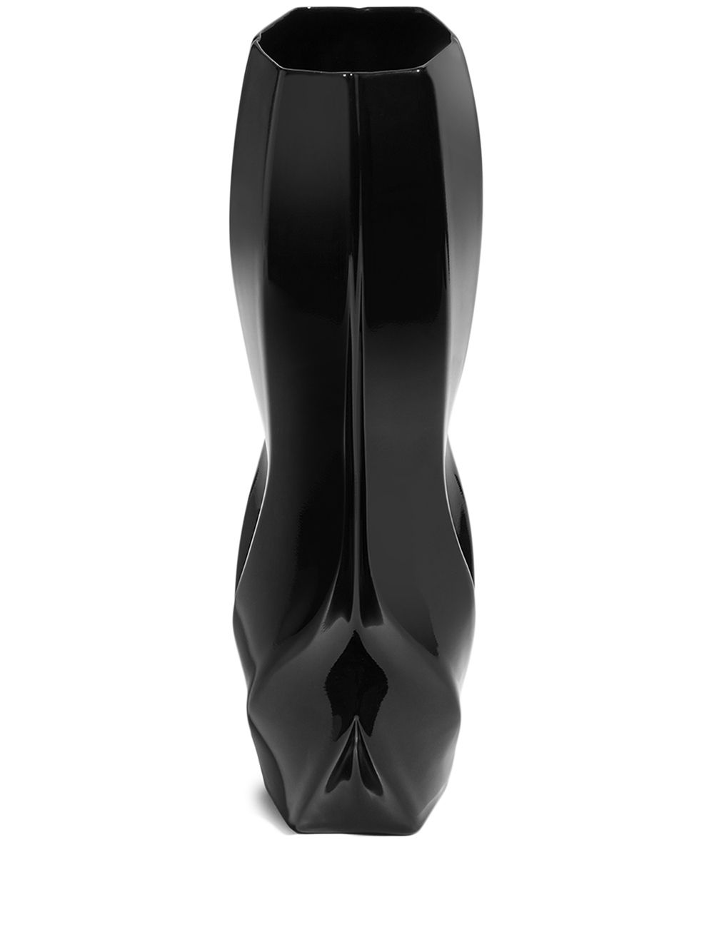 Zaha Hadid Design Braid 花瓶（37厘米） - 黑色