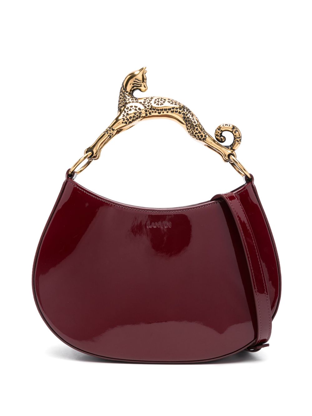 Lanvin 小猫造型手柄手提包 - 红色