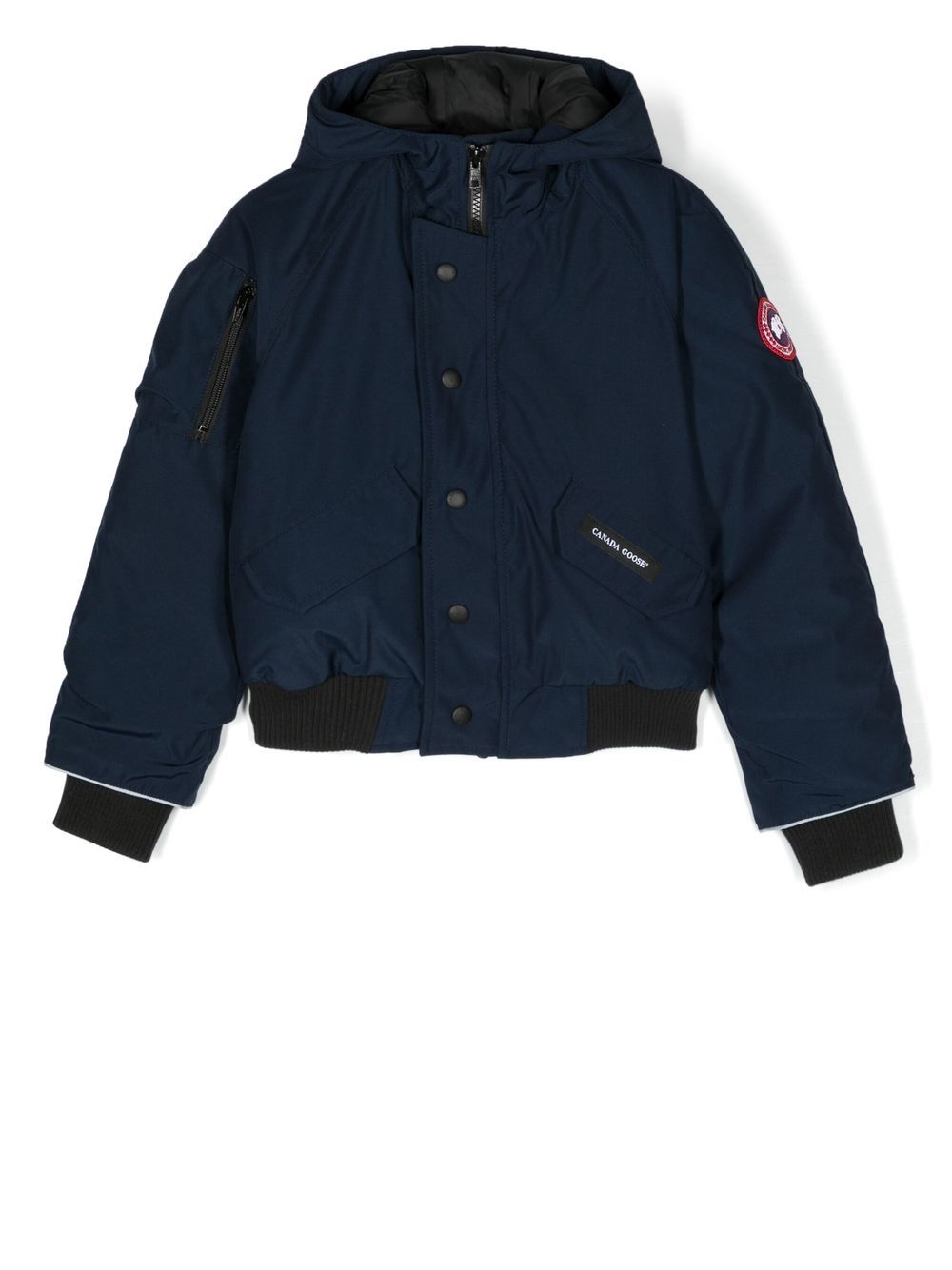 Canada Goose Kids Rundle 飞行员夹克 - 蓝色