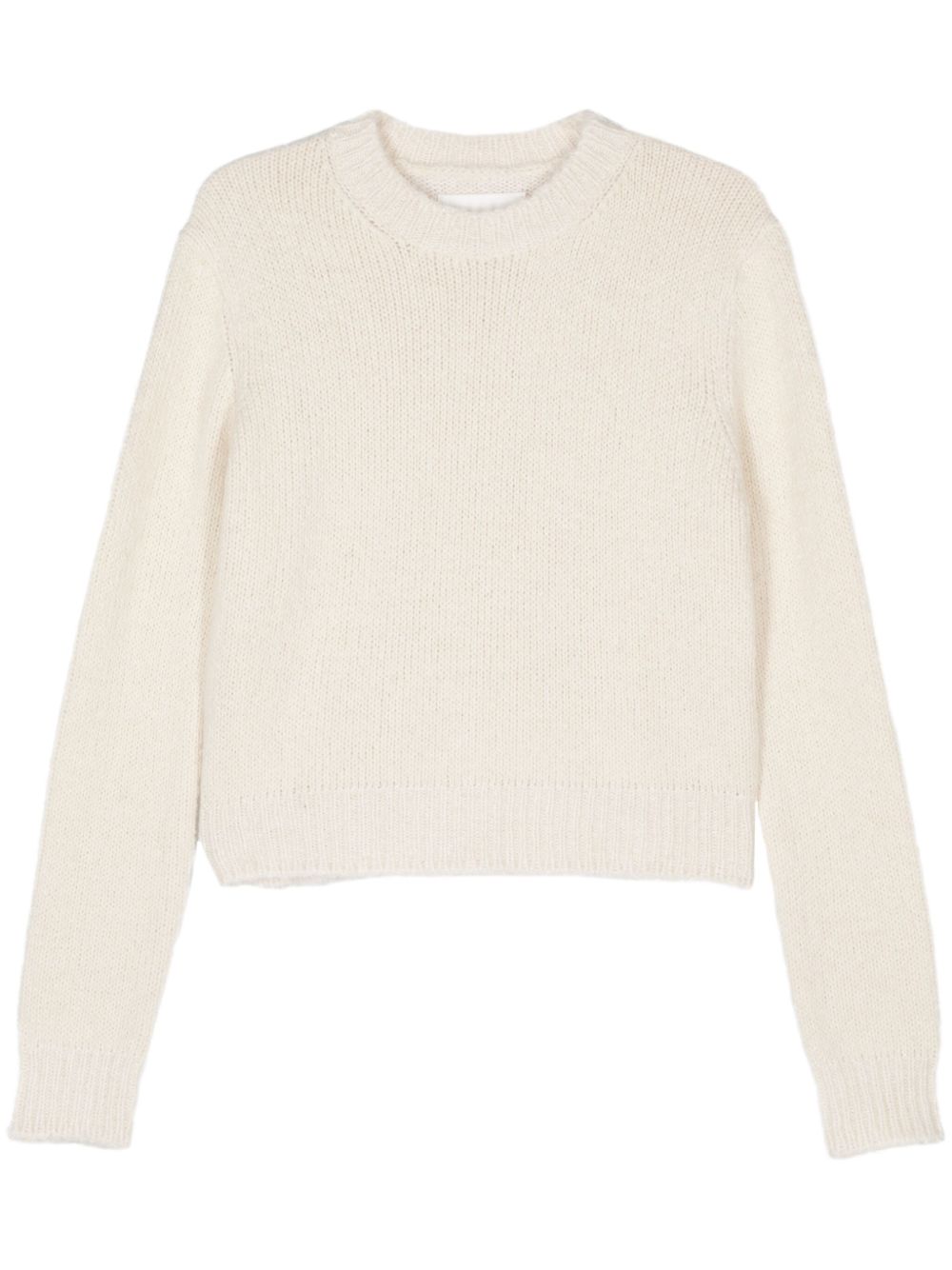 Jil Sander 圆领毛衣 - 白色