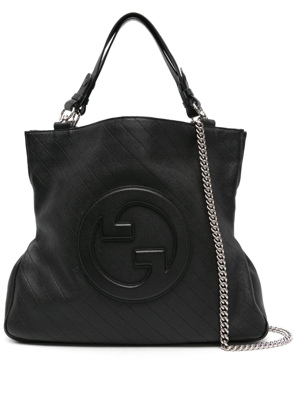Gucci Blondie 中号手提包 - 黑色
