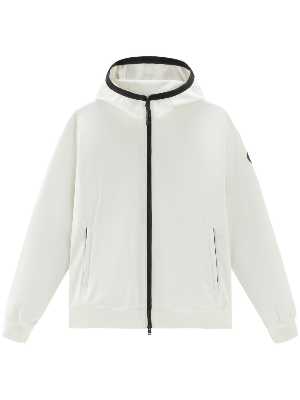 Woolrich 透气连帽夹克 - 白色