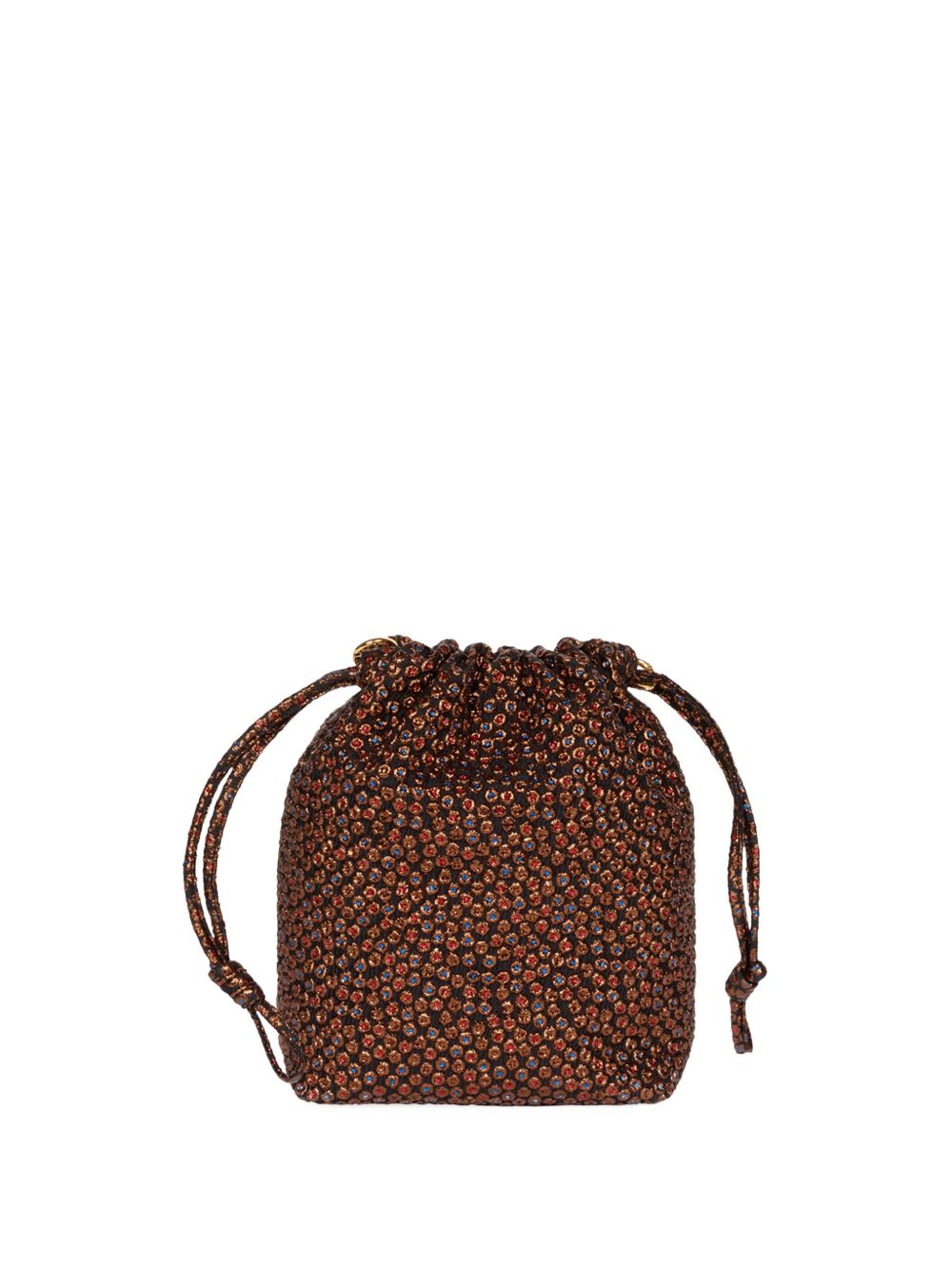 DRIES VAN NOTEN 提花小袋 - 褐色