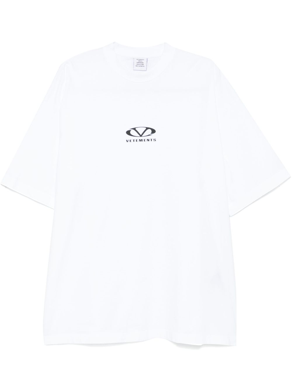 VETEMENTS logo印花T恤 - 白色