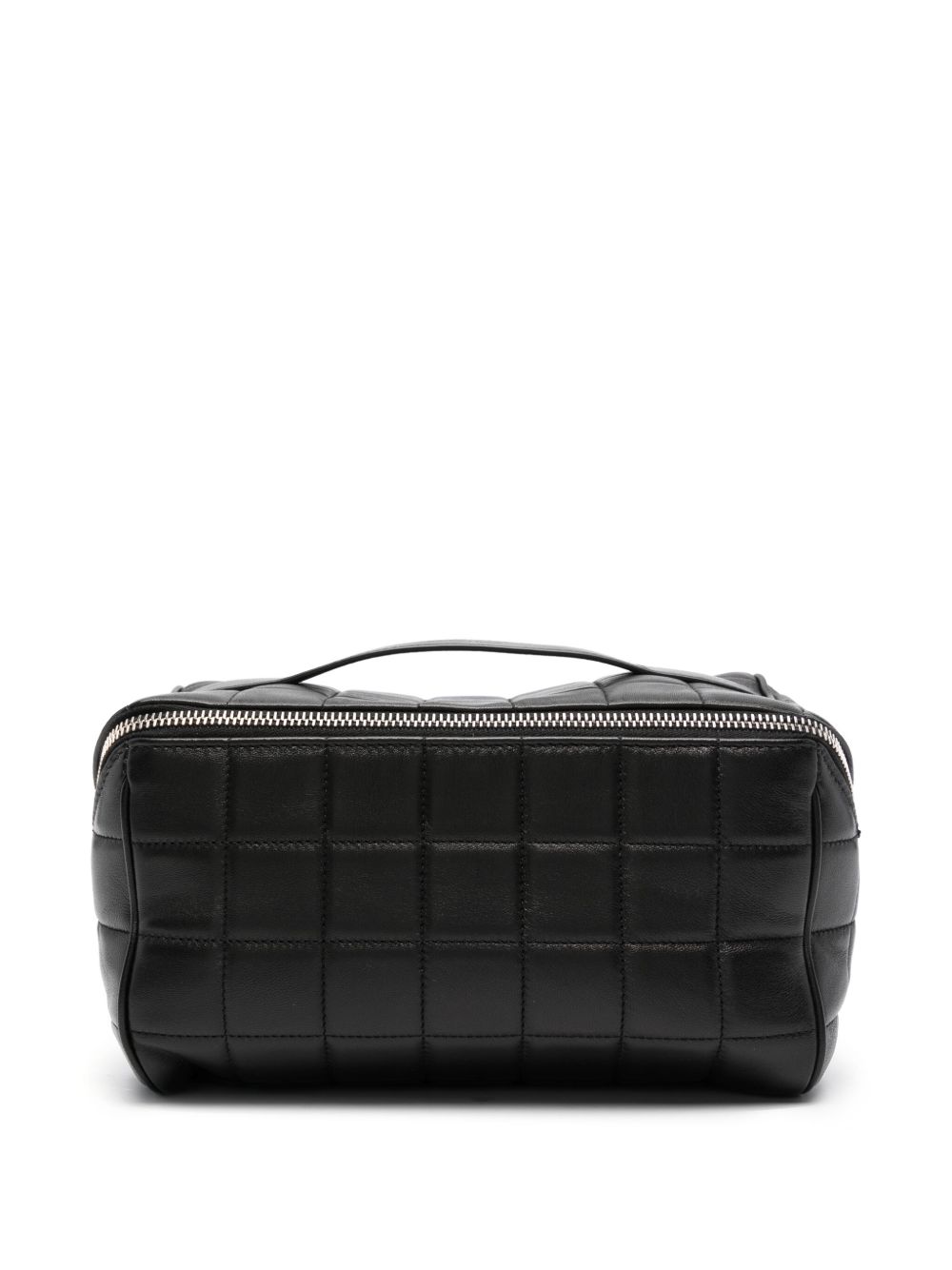 Saint Laurent Cube Trousse 绗缝皮质洗漱包 - 黑色