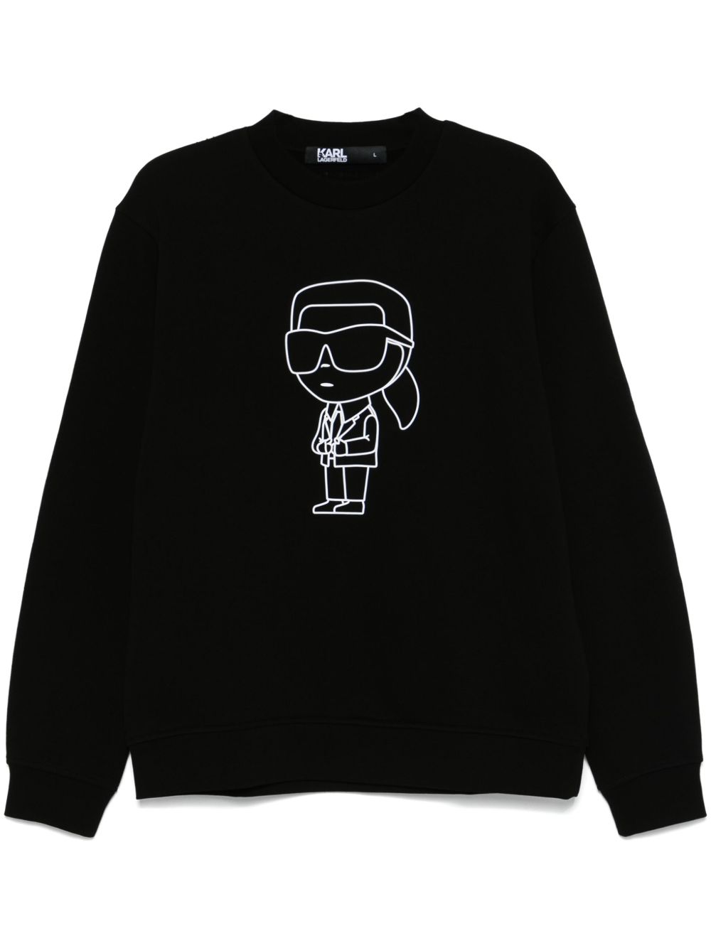Karl Lagerfeld Mini Ikonik Karl 卫衣 - 黑色
