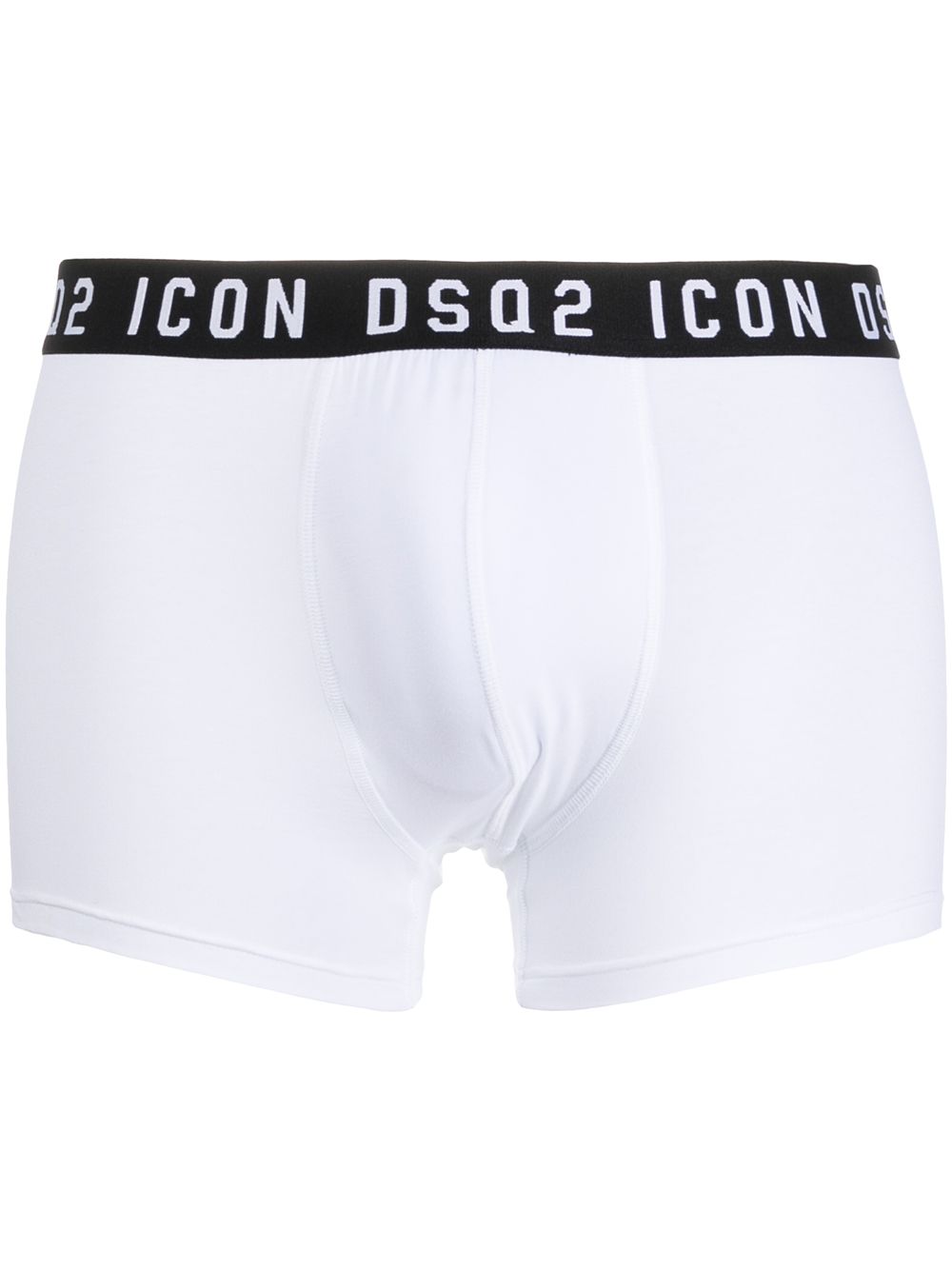 DSQUARED2 D2次方 logo裤腰三角裤 - 白色