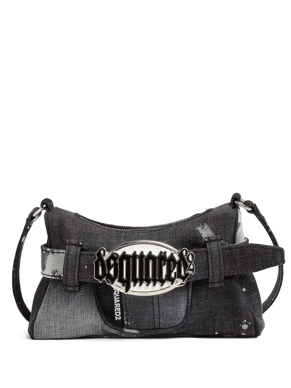 DSQUARED2 Gothic 迷你斜挎包 - 黑色