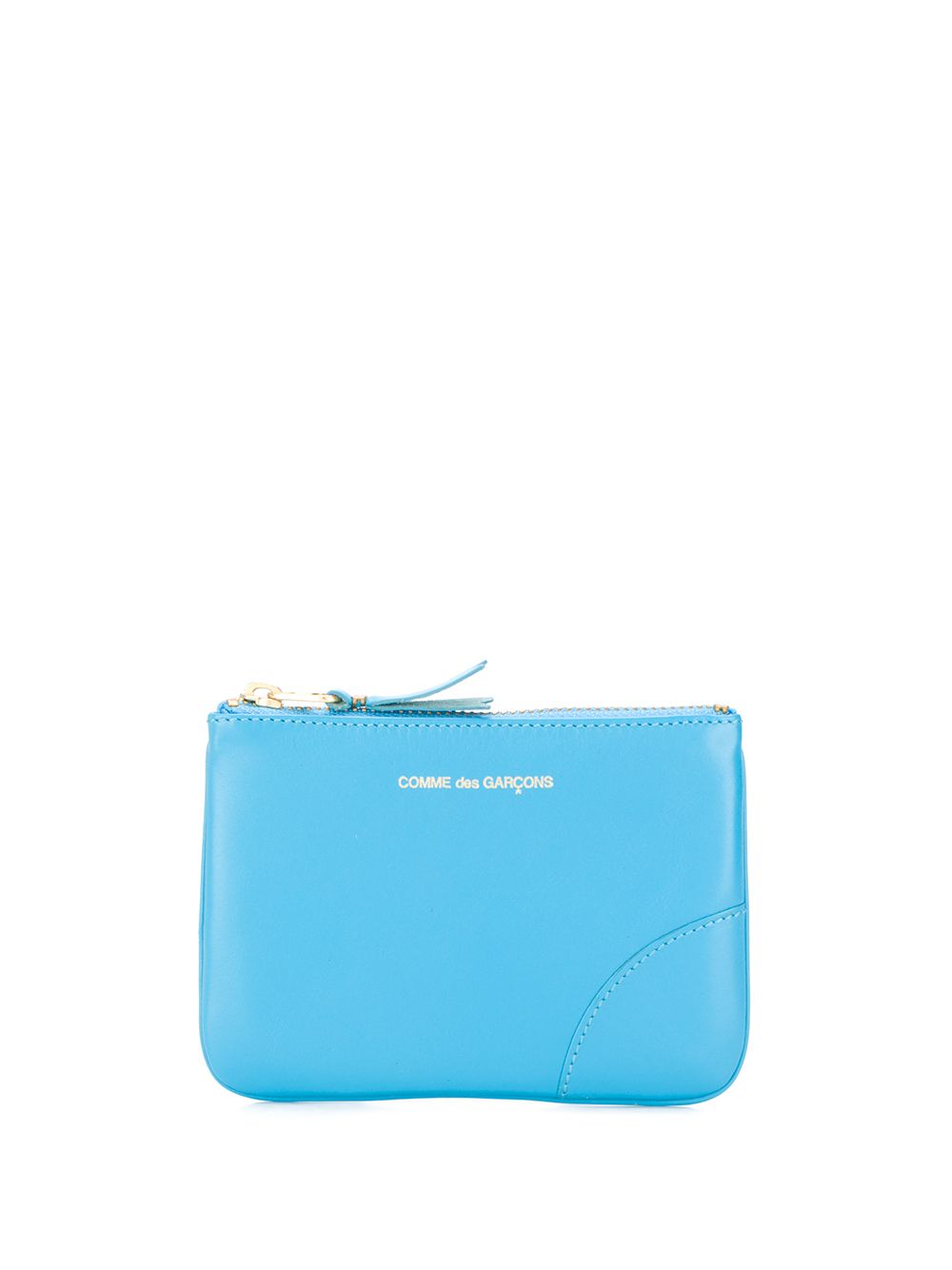 Comme Des Garçons Wallet 拼色皮质钱包 - 蓝色