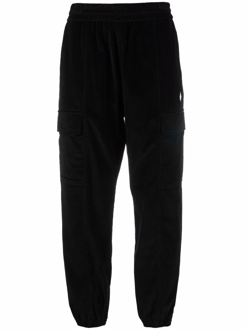 Marcelo Burlon County of Milan Cross 灯芯绒运动裤 - 黑色
