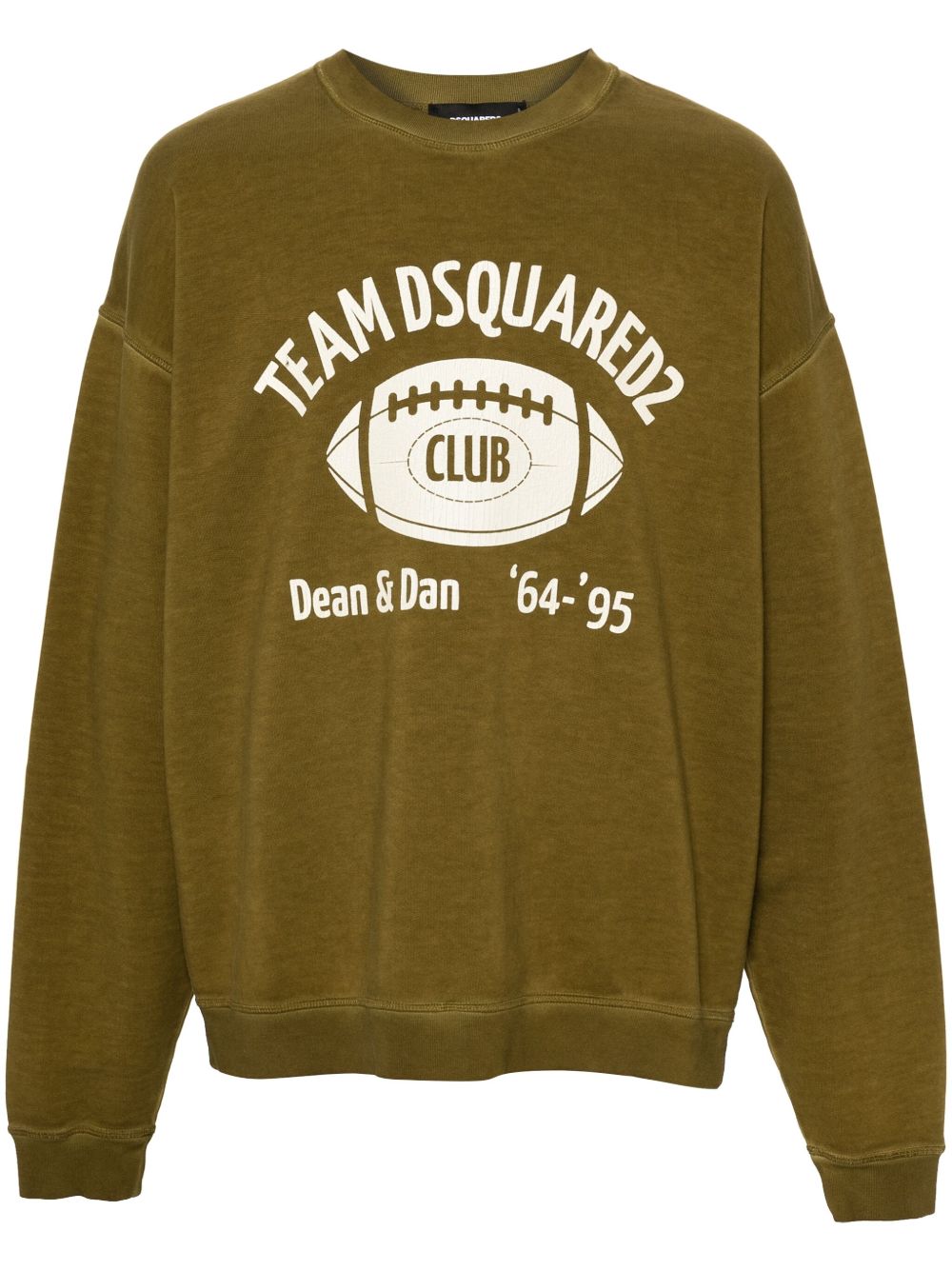 DSQUARED2 圆领卫衣 - 绿色