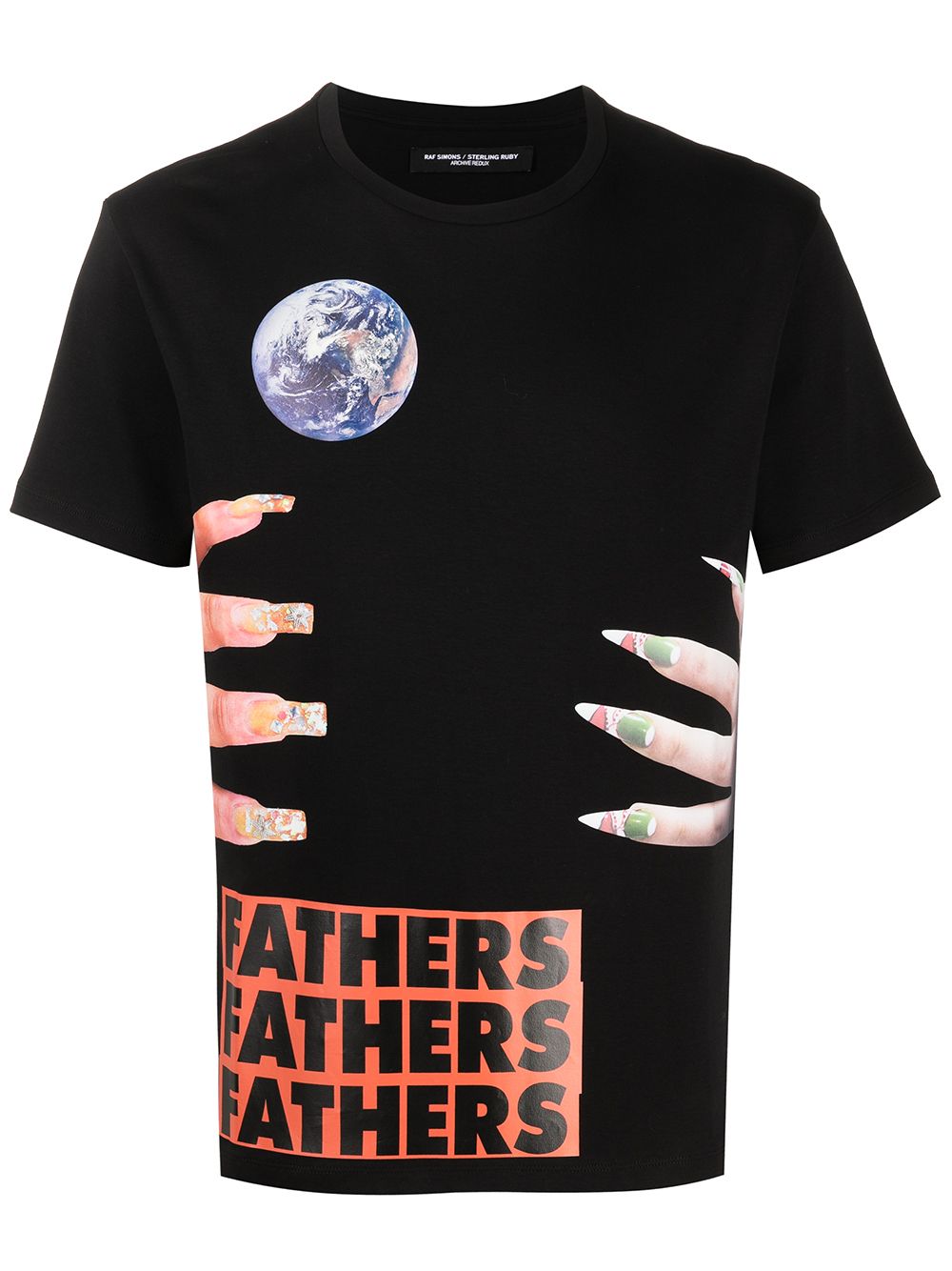 Raf Simons x Sterling Ruby Fathers T恤 - 黑色