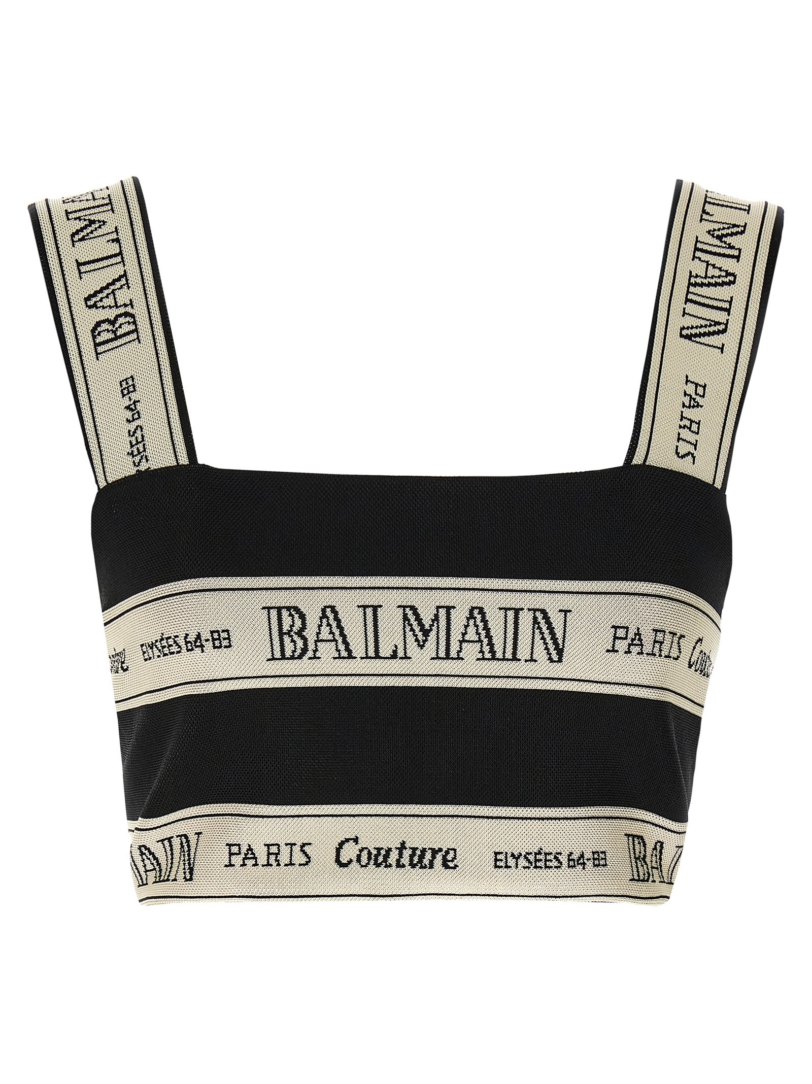 Balmain 丝带饰上衣