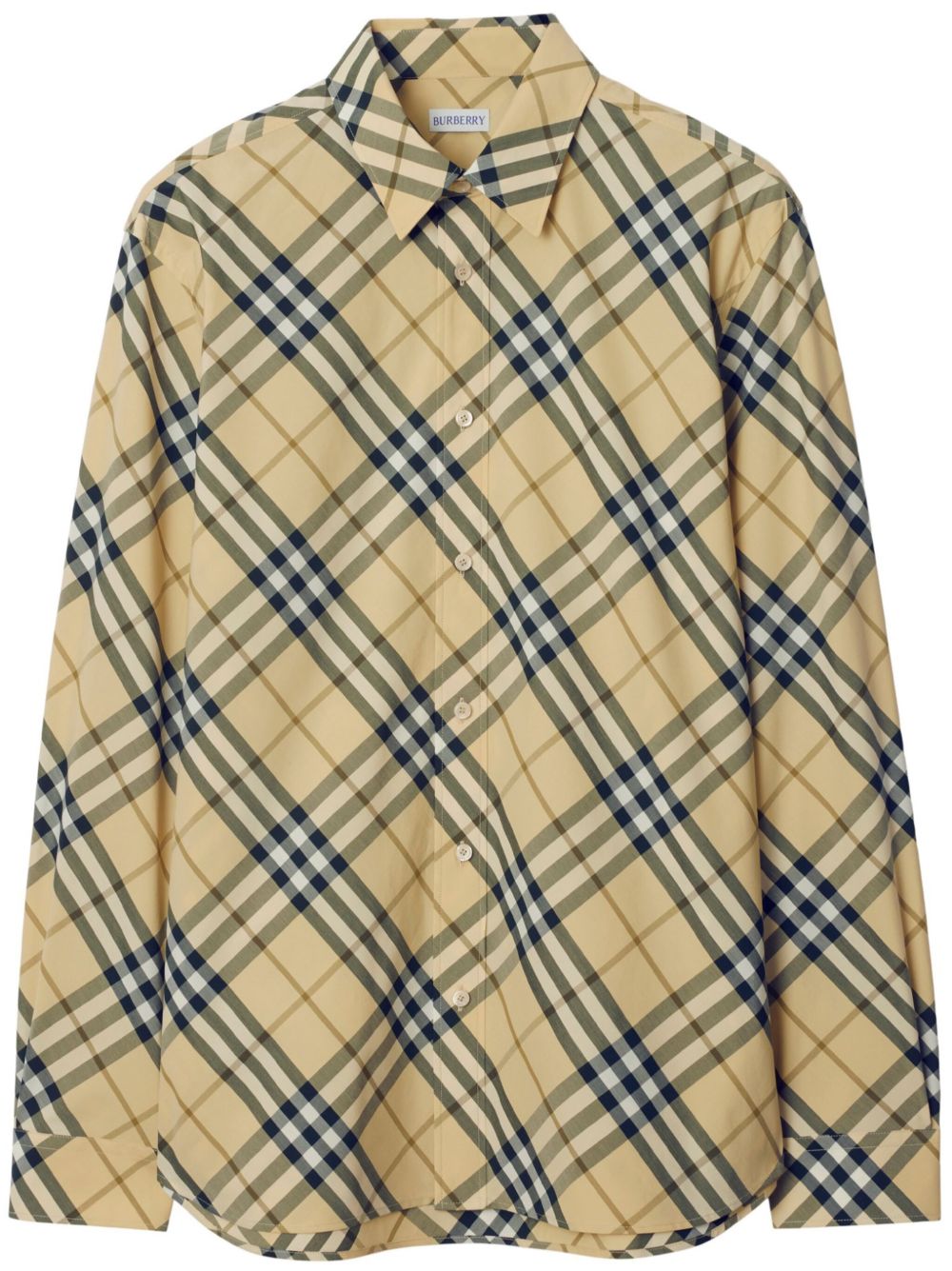 Burberry 经典格纹棉衬衫 - 中性色