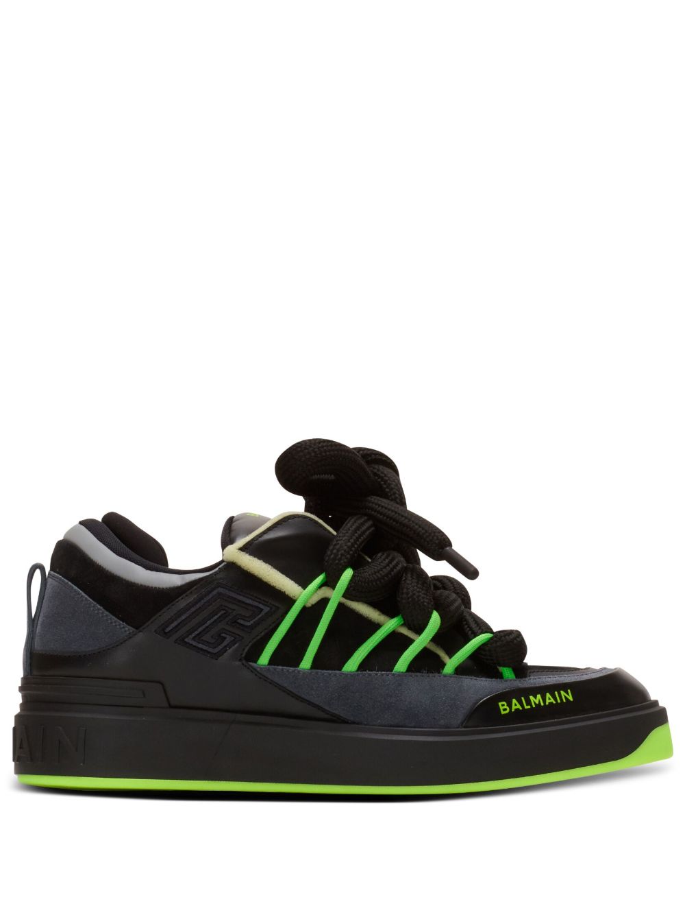 Balmain B-Court Puffy Skate 运动鞋 - 黑色