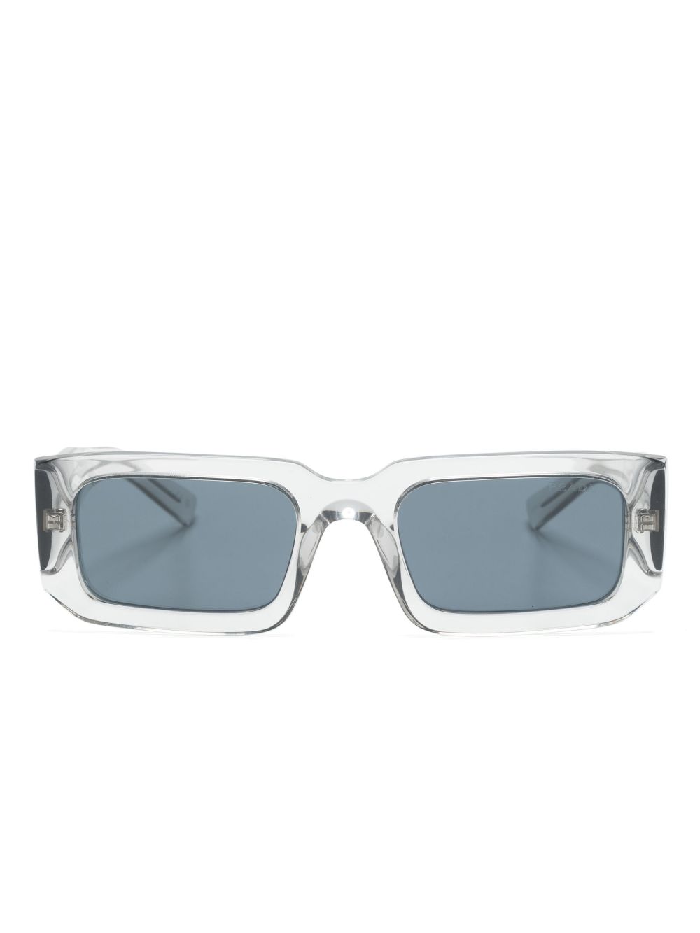 Prada Eyewear Symbole 长方形框太阳眼镜 - 灰色