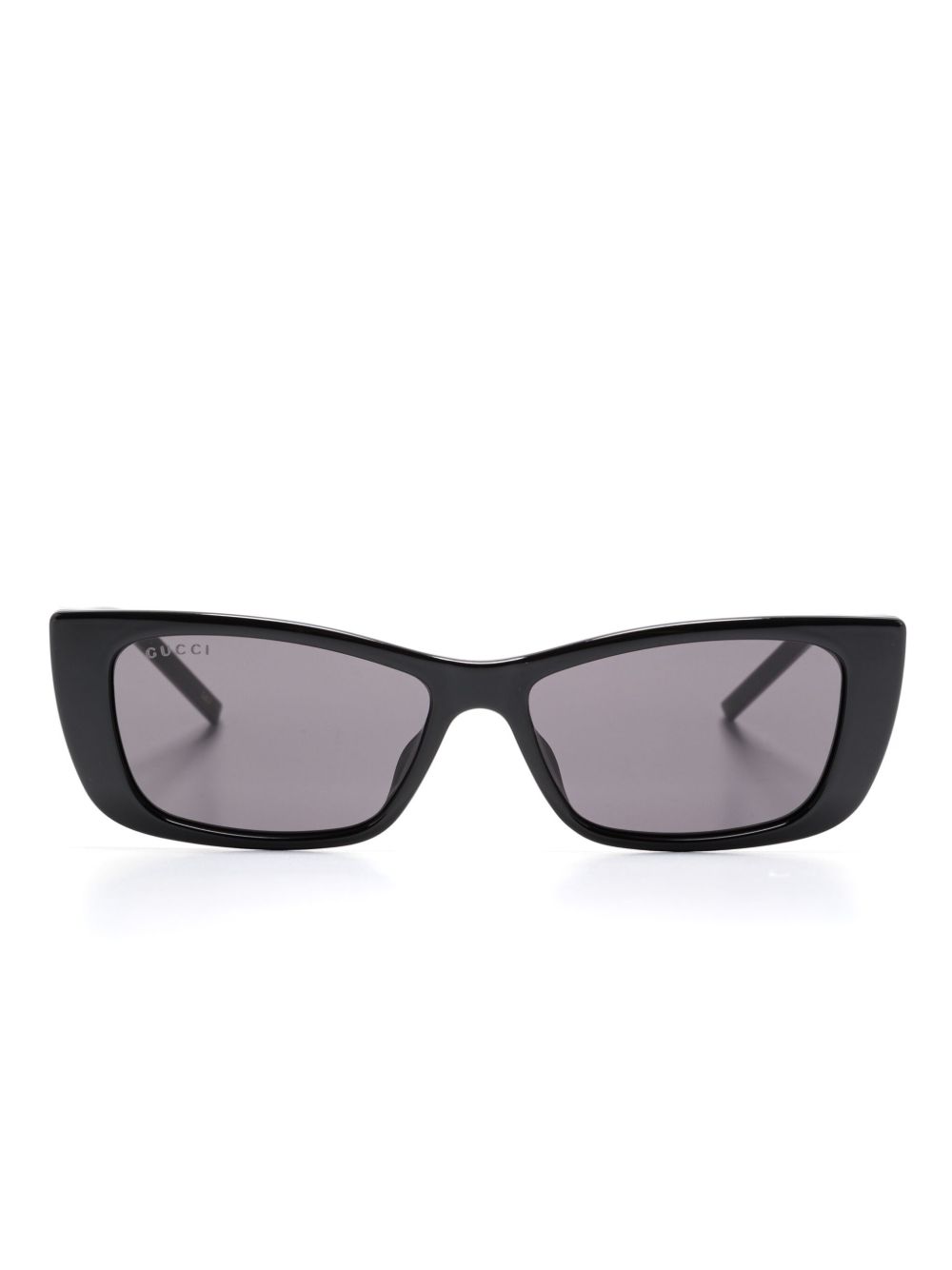 Gucci Eyewear 猫眼框太阳眼镜 - 黑色