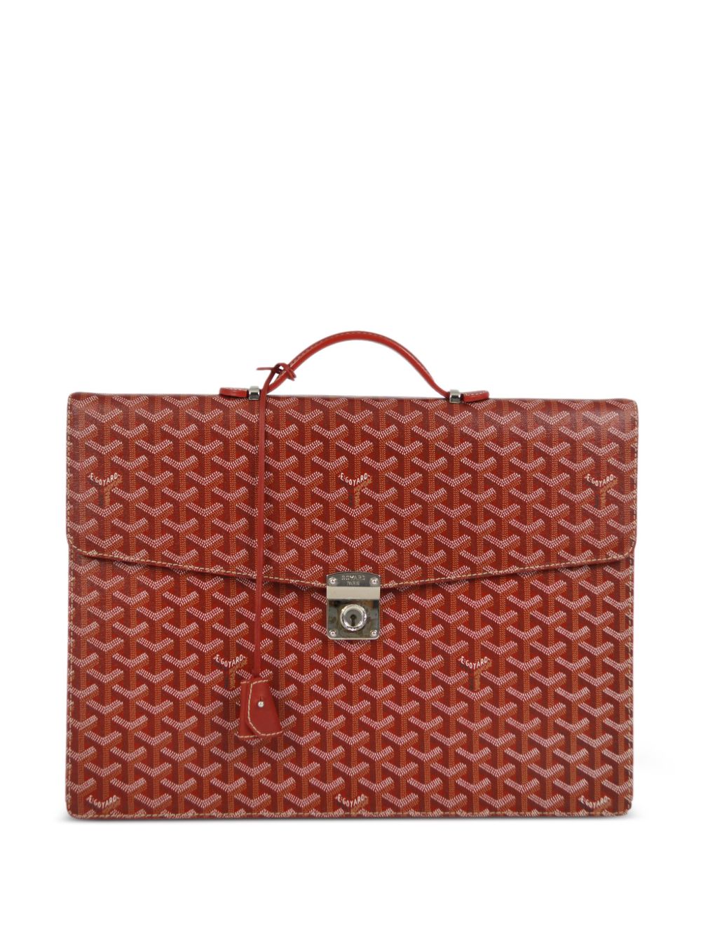 Goyard Pre-Owned Chypre 公文包（1990-2000年代典藏款） - 红色