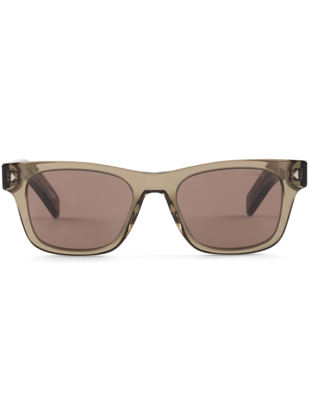 Prada Eyewear 方框太阳眼镜 - 中性色