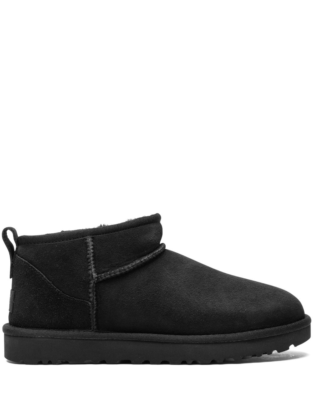 UGG Classic Ultra Mini Triple Black 及踝靴 - 黑色