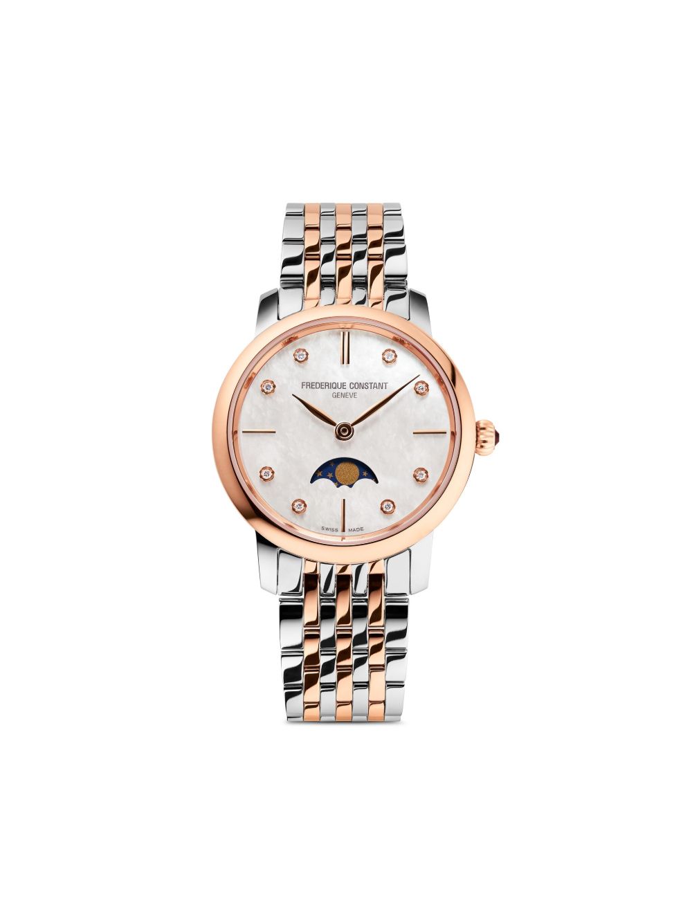 Frederique Constant Classics Slimline Ladies Moonphase 30毫米腕表 - 白色