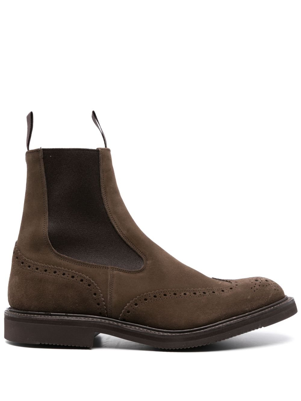 Tricker's Henry 圆头短靴 - 褐色