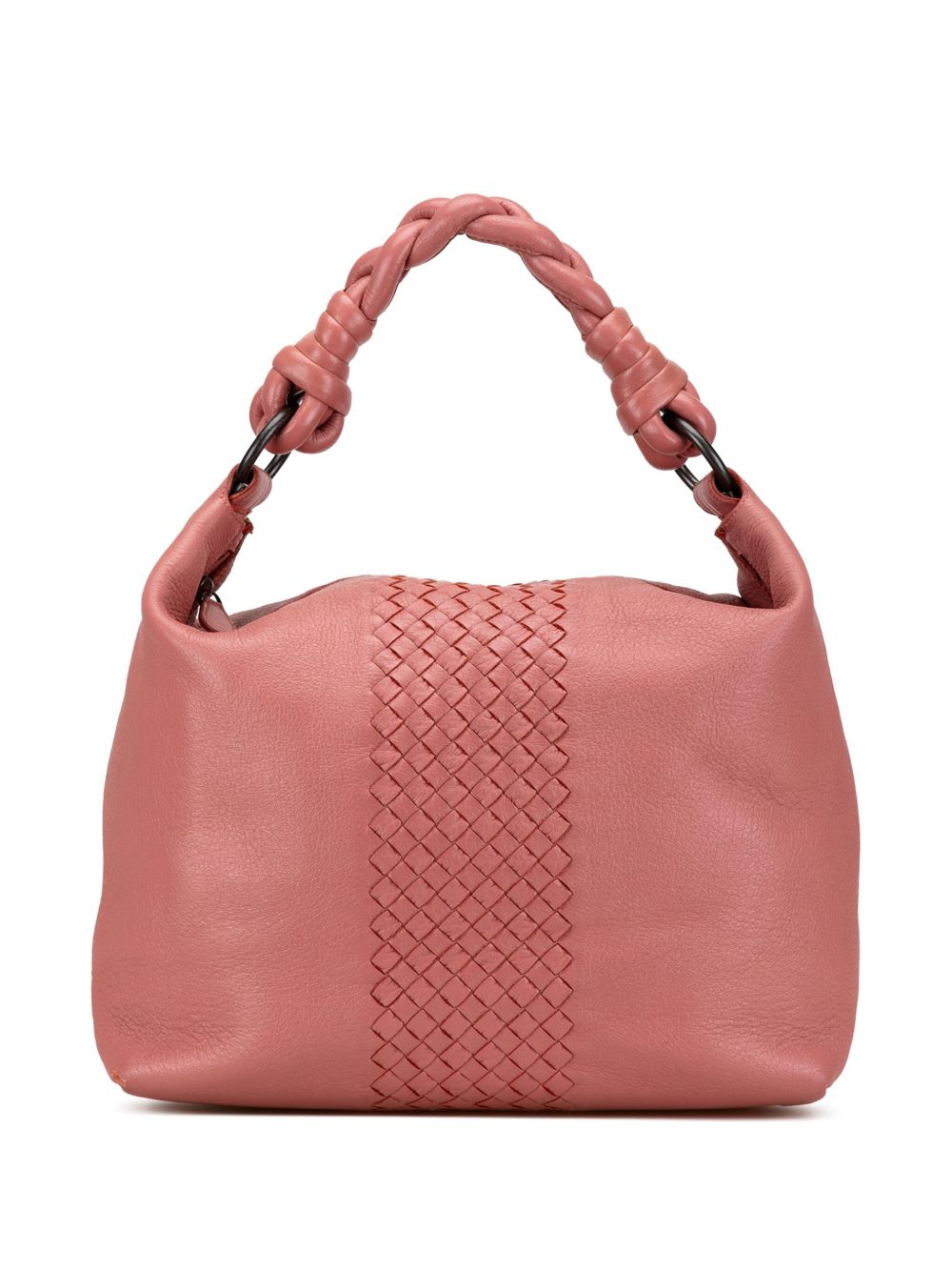 Bottega Veneta Pre-Owned Nappa Intrecciato Trimmed 手提包（2007年典藏款） - 粉色