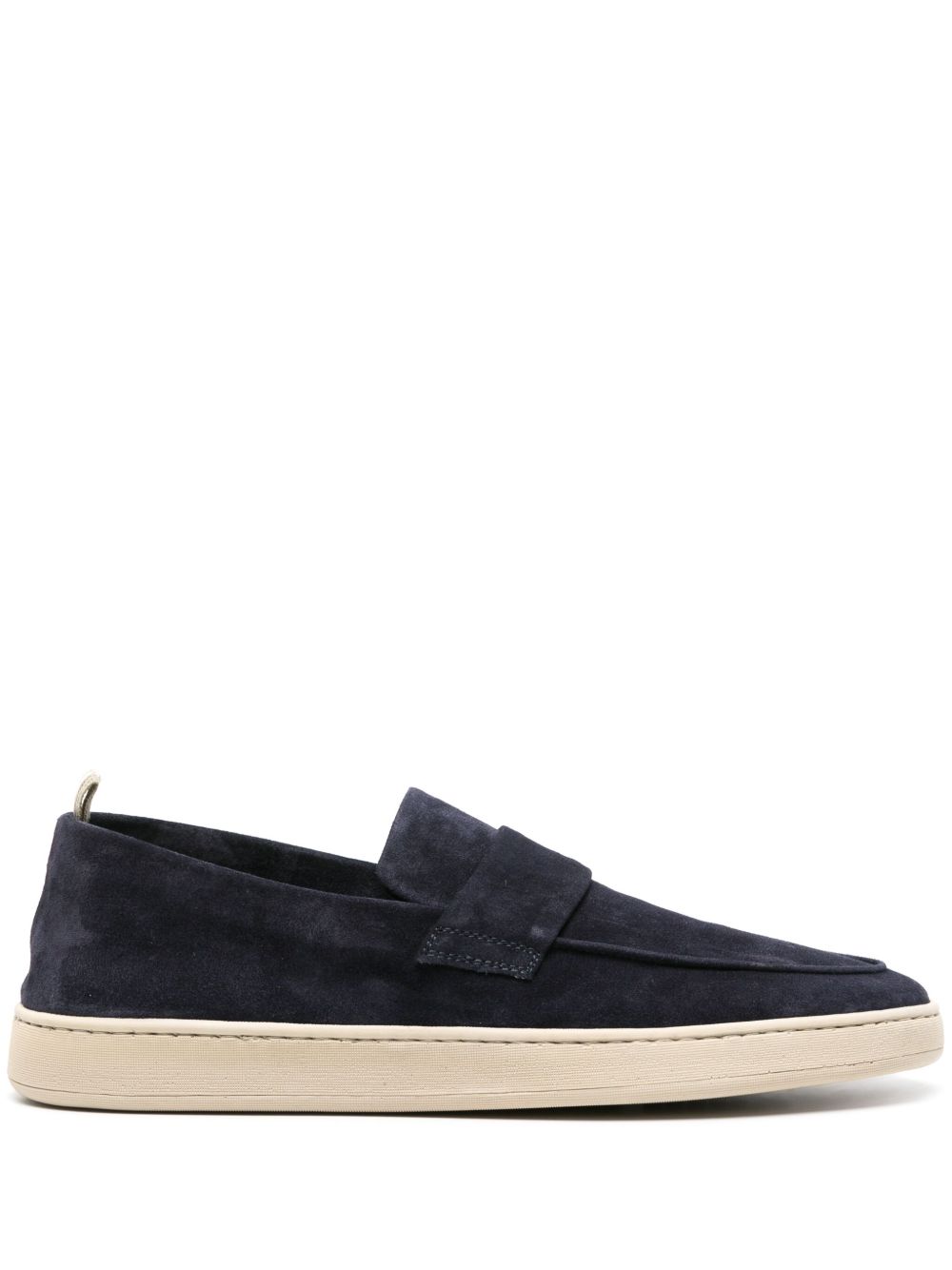 Officine Creative Herbie 001 绒面皮乐福鞋 - 蓝色