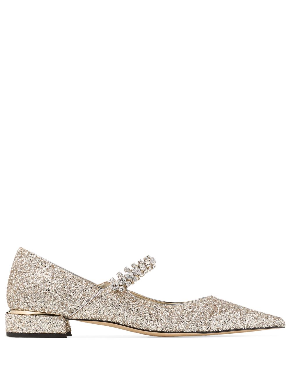 Jimmy Choo Bing 平底鞋（2.5厘米） - 中性色