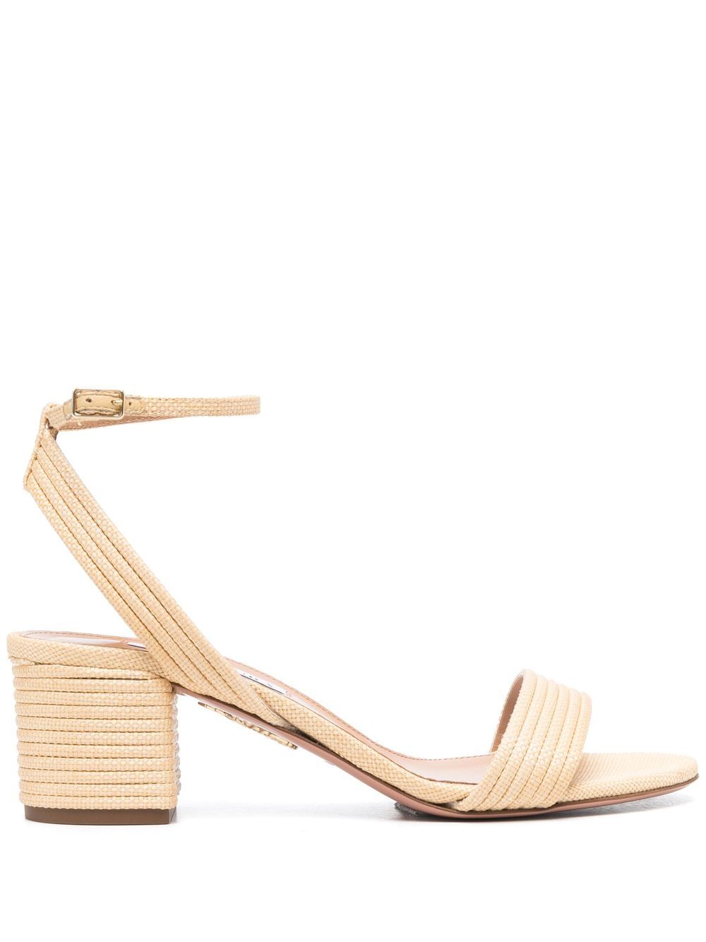 Aquazzura Sundance 中跟凉鞋 - 中性色