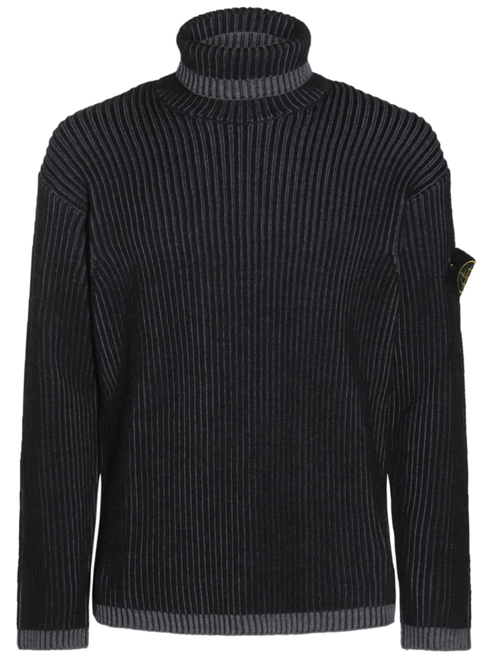 Stone Island 罗盘徽章毛衣 - 灰色