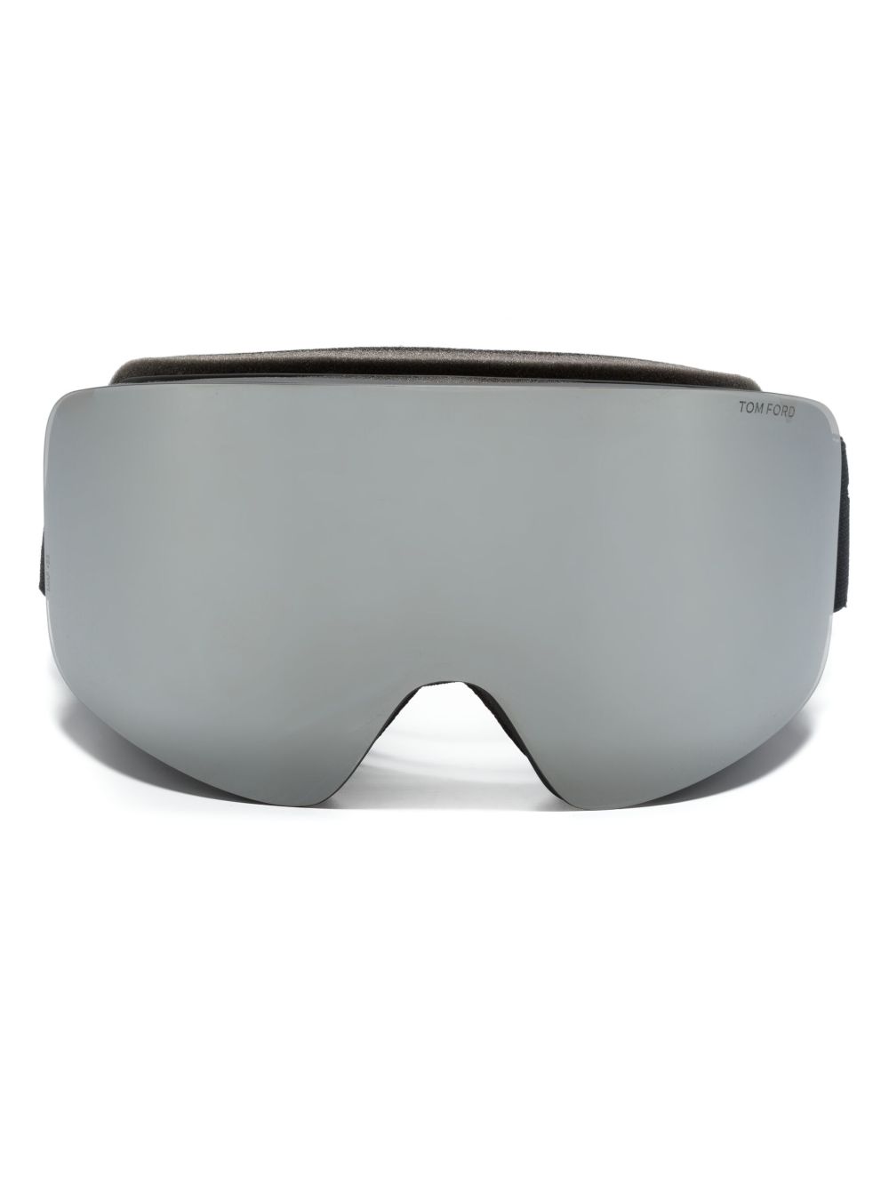 TOM FORD Eyewear logo细节镜面滑雪护目镜 - 黑色